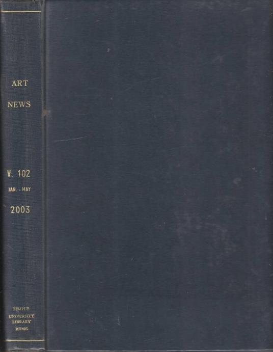Art News vol 102, n 1,2,3,4,5 2003 - copertina