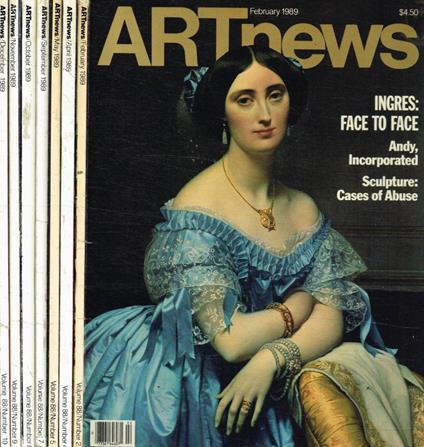 Art News n.2, 4, 5, 7, 8, 9, 10, anno 1989 - copertina