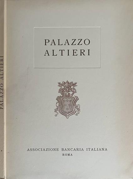Palazzo Altieri - copertina