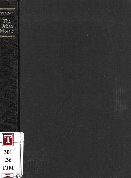 The Urban Mosaic - copertina