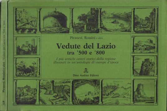 Vedute del Lazio tra '500 e '800 - copertina