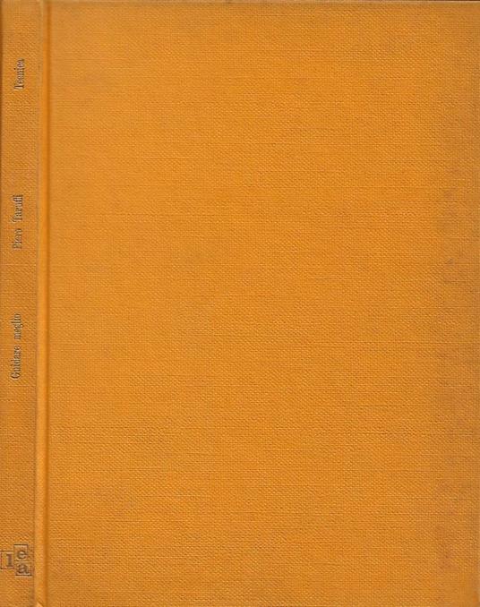 Guidare meglio - Piero Taruffi - copertina