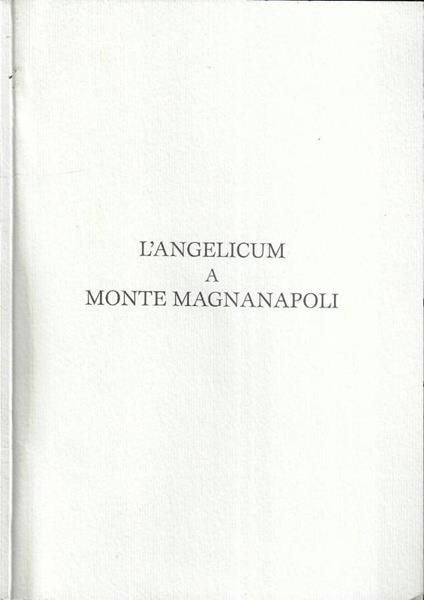 L' Angelicum a Monte Magnanapoli - copertina