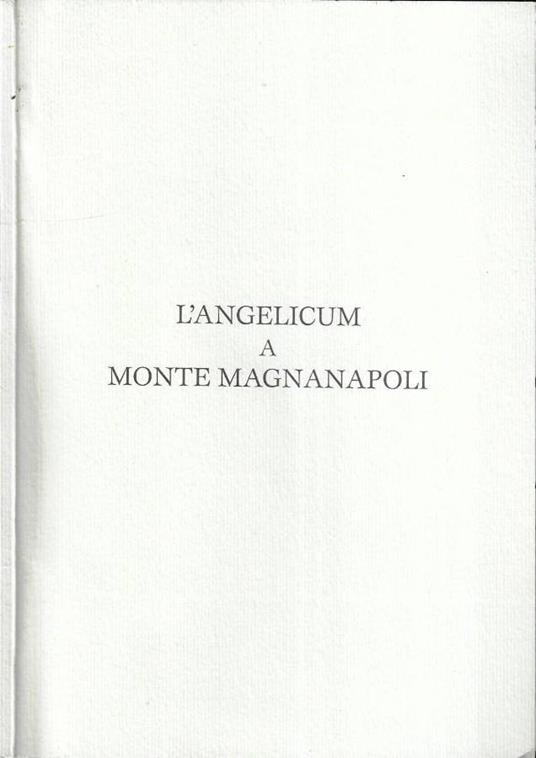 L' Angelicum a Monte Magnanapoli - copertina