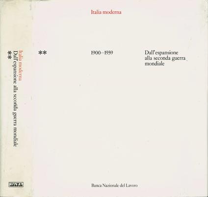 Italia Moderna - copertina