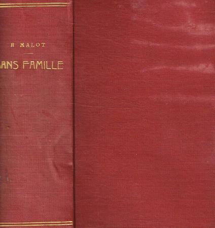 Sans famille - Hector Malot - copertina