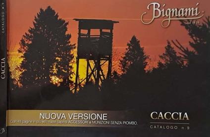 Caccia. Catalogo n. 9 - copertina
