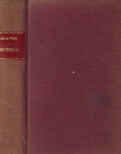Myrrha - Jules Lemaître - copertina