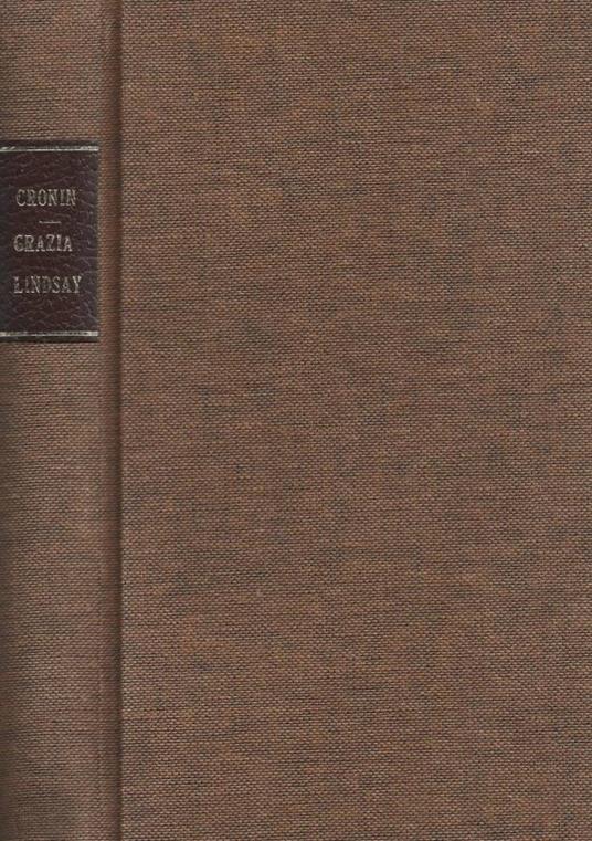 Grazia Lindsay - A. Joseph Cronin - copertina