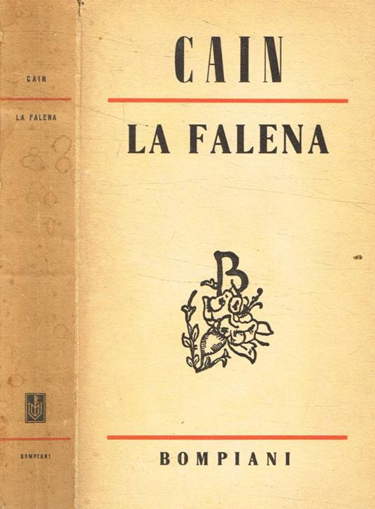 La falena - James M. Cain - copertina