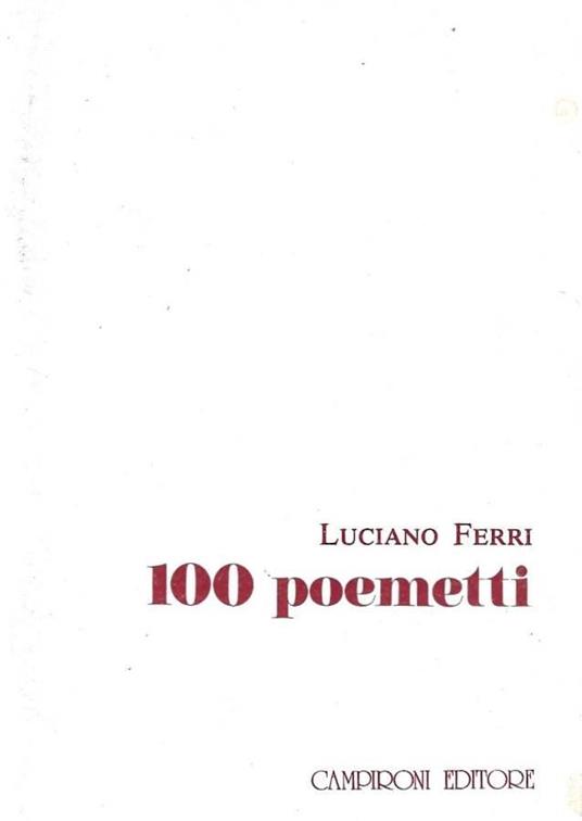 100 poemetti - copertina