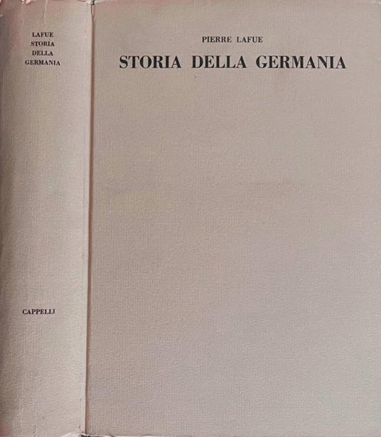 Storia della Germania - Pierre Lafue - copertina