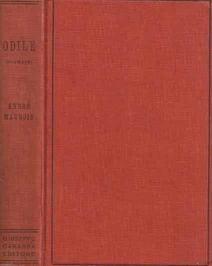 Odile (Climats) - André Maurois - copertina
