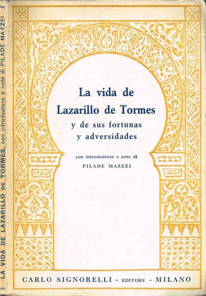 La vida de Lazarillo de Tormes - copertina