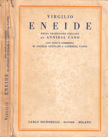 Eneide - Publio Virgilio Marone - copertina