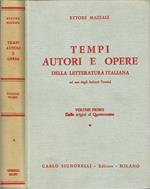 Tempi, Autori e Opere