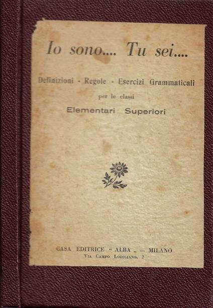 Io sono…. Tu sei… - copertina