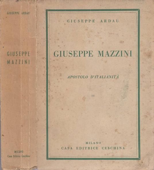 Giuseppe Mazzini - Giuseppe Ardau - copertina