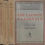 Educazione Nazionale. Vol. I, Vol. II, Vol. III