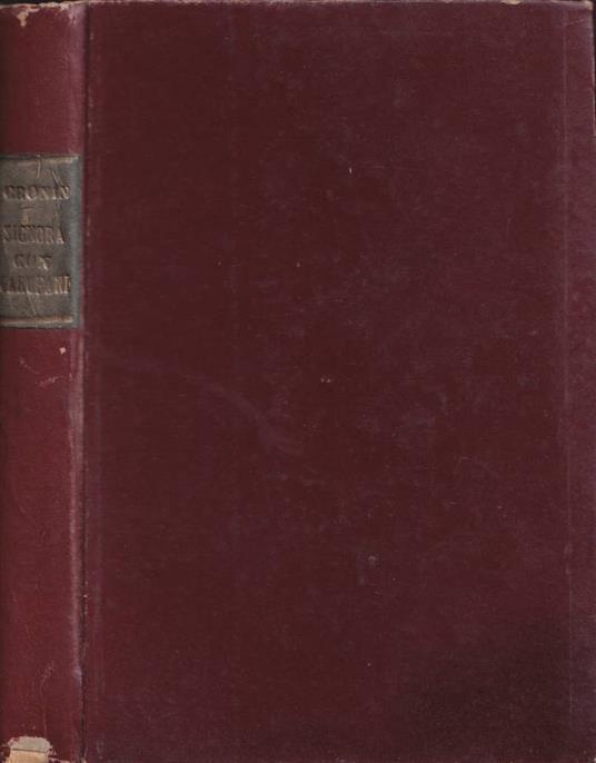 La signora con garofani - A. Joseph Cronin - copertina