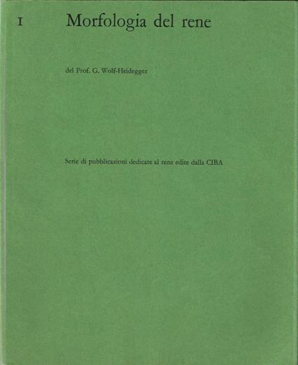 Morfologia del rene - copertina