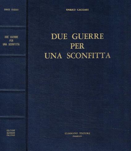 Due guerre per una sconfitta - copertina