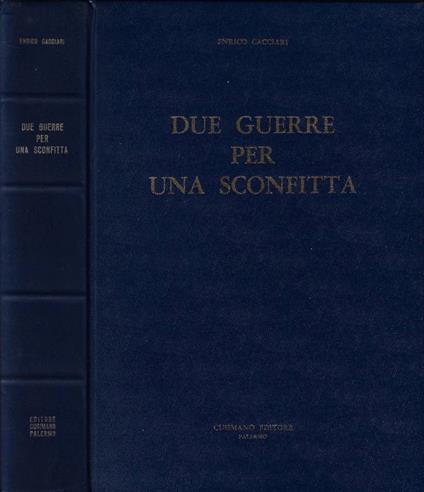 Due guerre per una sconfitta - copertina
