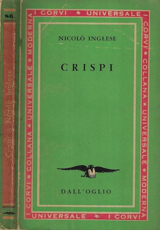 Crispi - Nicolò Inglese - copertina