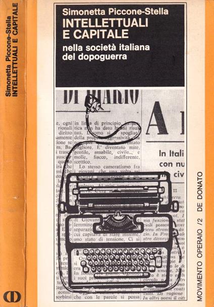 Intellettuali e capitale - Simonetta Piccone Stella - copertina