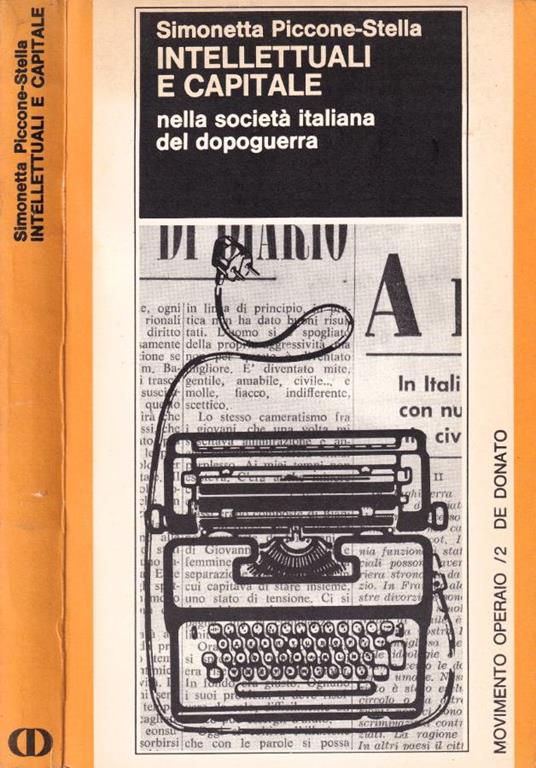 Intellettuali e capitale - Simonetta Piccone Stella - copertina