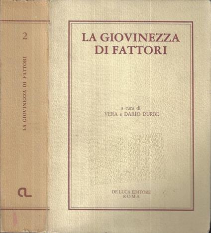 La giovinezza di Fattori - copertina