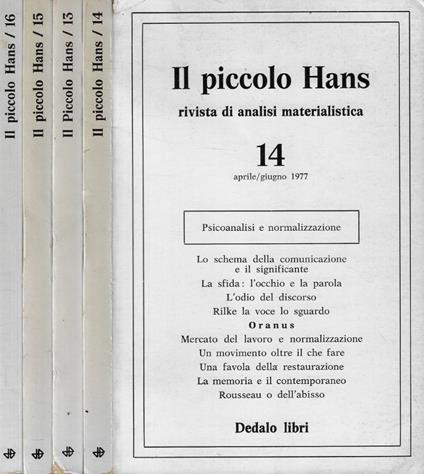 Il piccolo Hans Anno 1977 - copertina