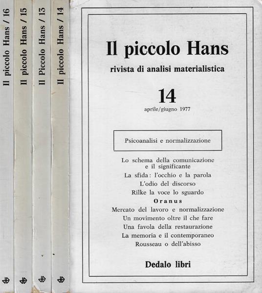 Il piccolo Hans Anno 1977 - copertina