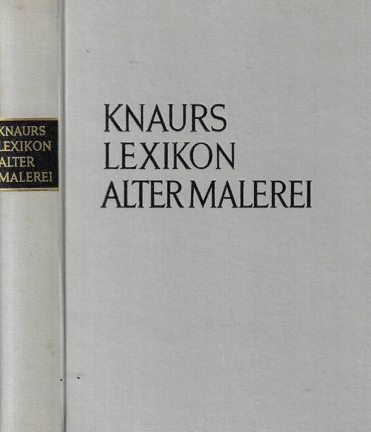 Knaurs lexikon alter malerei - copertina