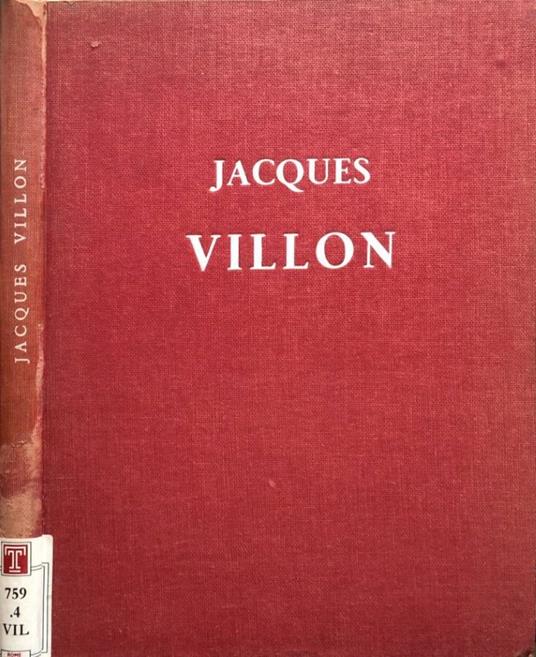 Jacques Villon - Dora Vallier - copertina