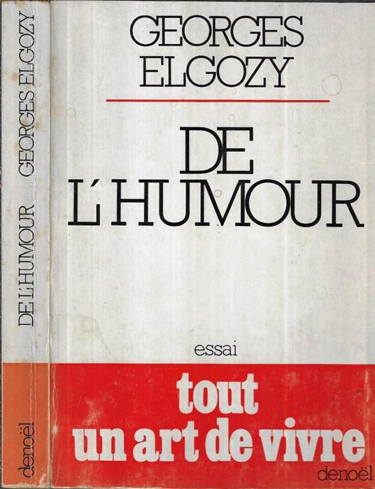 De l' humour - Georges Elgozy - copertina