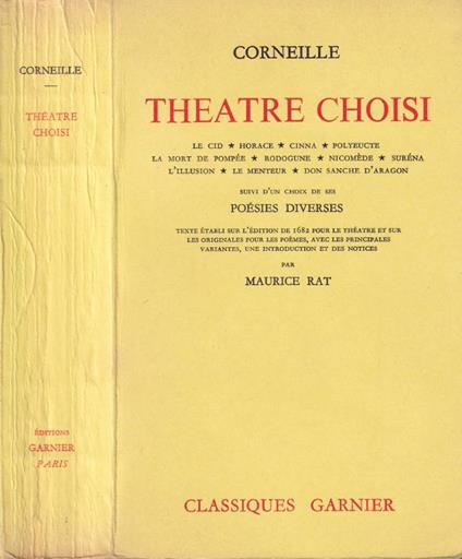 Theatre Choisi - Pierre Corneille - copertina