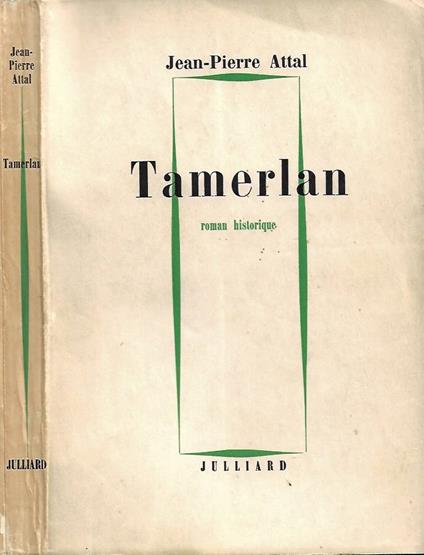 Tamerlan - copertina