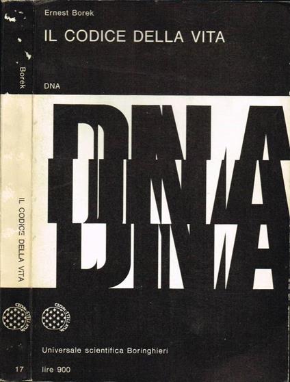 Il codice della vita - Ernest Borek - copertina