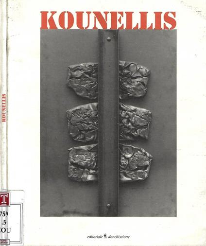 Jannis Kounellis - copertina