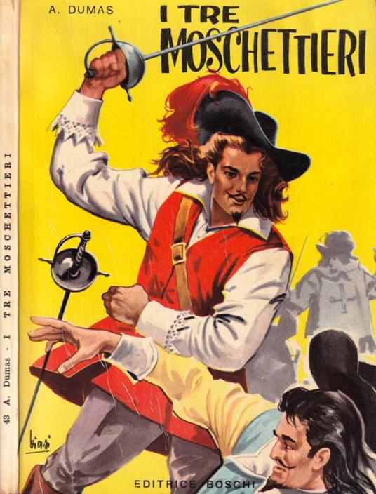 I tre moschettieri - Alexandre Dumas - copertina