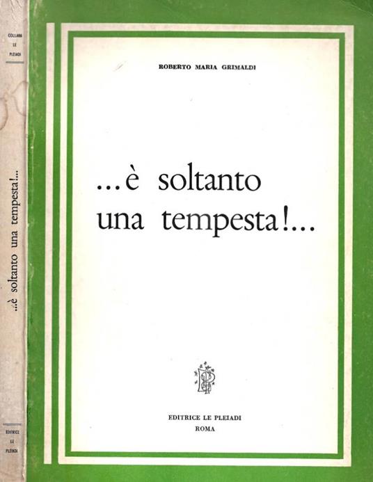 …è soltanto una tempesta!.. - copertina