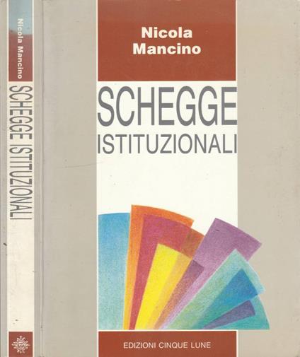 Schegge istituzionali - copertina