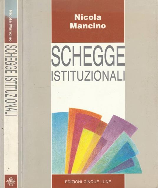 Schegge istituzionali - copertina