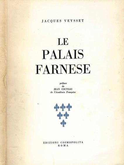 Le palais Farnese - copertina