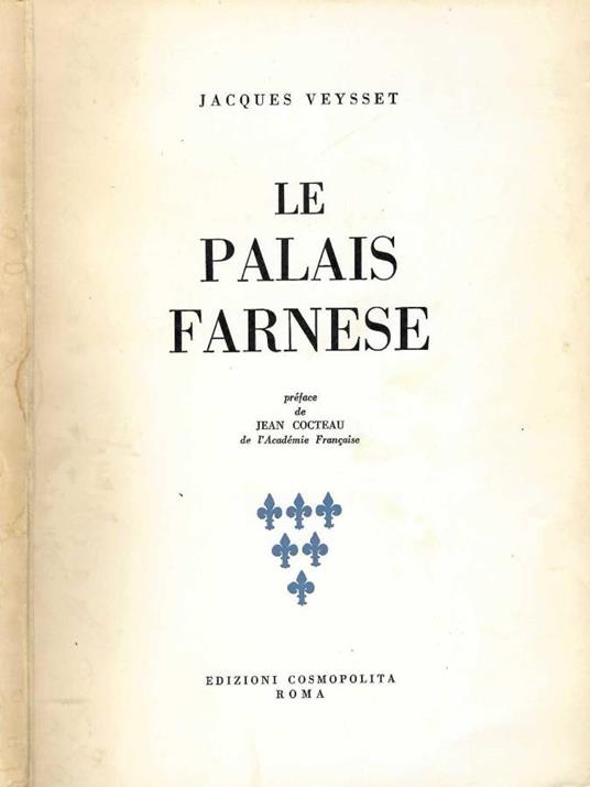 Le palais Farnese - copertina
