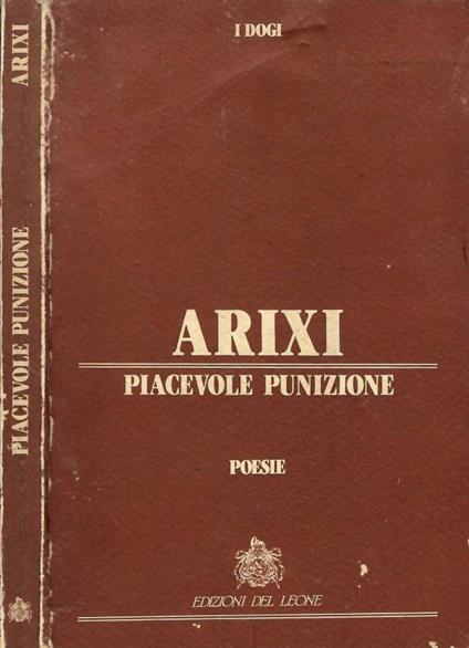 Piacevole punizione - Biagio Arixi - copertina