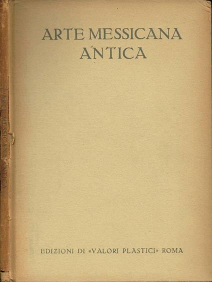 Arte Messicana Antica - copertina
