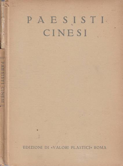 Paesisti cinesi - copertina