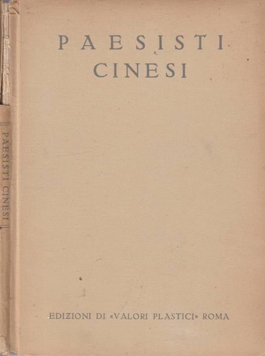 Paesisti cinesi - copertina